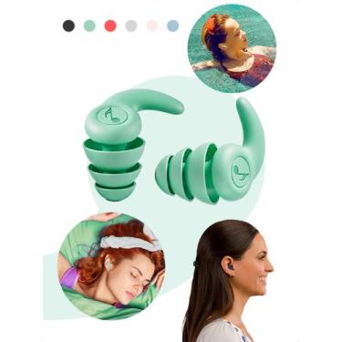 Imagem de Kit Tampão Ouvido 2 Pares Protetor Auricular Dormir Natação - Klizz, V