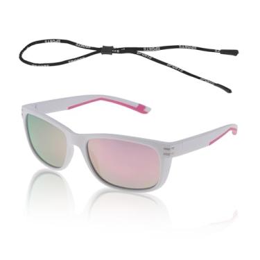 Imagem de TUCKBOLD 1 conjunto de óculos de motociclismo antirreflexo Tri-Acetil Cellulos PC UV400 óculos para homens e mulheres lente rosa armação branca rosa