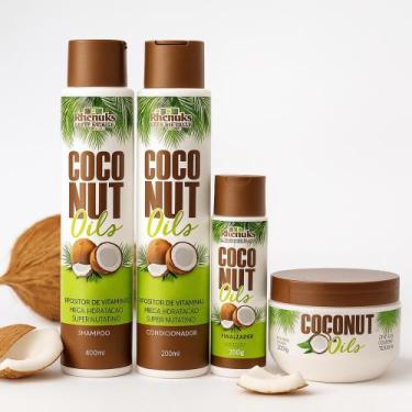 Imagem de Kit Rhenuks Coconut Oils Hidratação e Nutrição Capilar - Rhenuks Cosmé