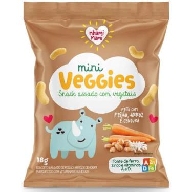 Imagem de MINI VEGGIES FEIJÃO ARROZ E CENOURA 18g - NHAMI MAMI - NoBrand