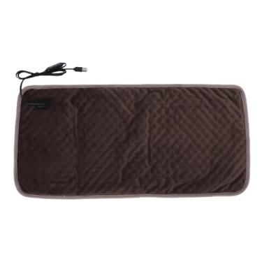 Imagem de Diydeg Almofada de Aquecimento para Cães, Tapete de Aquecimento Macio e Confortável para Animais de Estimação USB Portátil Elétrico Cobertor de Aquecimento para Animais de Estimação (Cor Café Escuro)