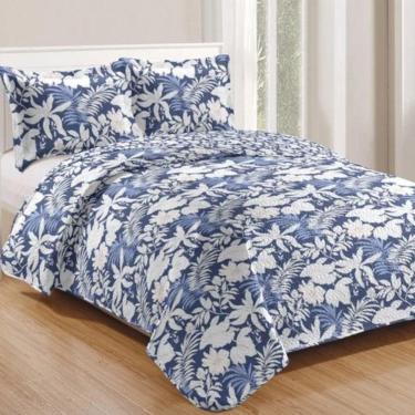 Imagem de Kit Cobre Leito Colcha Daily Queen 3 Peças - Floral 41