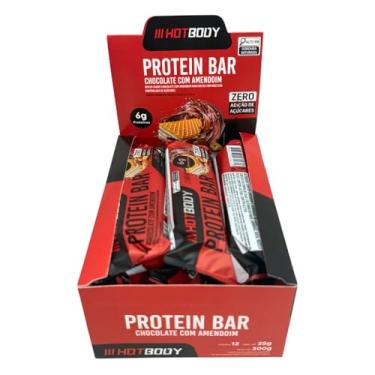 Imagem de Barrinha Wafer Protein Bar 25g Display c/12 unid - HB (Chocolate c/Amendo)