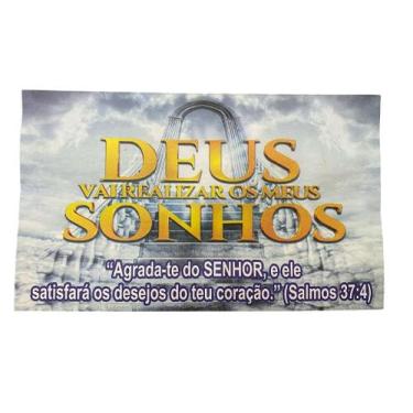 Imagem de Envelope Colado Deus Realiza Sonhos - 100 Unidades - Papel Offset 70g 