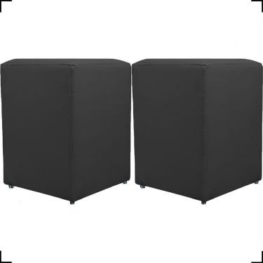 Imagem de Kit 2 Puff Dado Decorativo Para Sala Recepção Penteadeira Material Sintético Cores