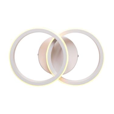 Imagem de Plafon Taschibra Village Circle Led 10w 3000k Luz Amarela Bivolt Branco