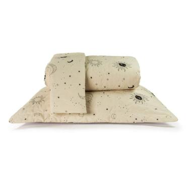 Imagem de Cobre Leito Casal Padrão Essencialle 150 Fios 3 Peças - Sol E Lua