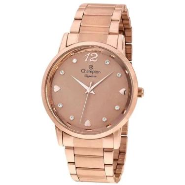 Imagem de Relógio CHAMPION feminino rosê analógico CN24066R