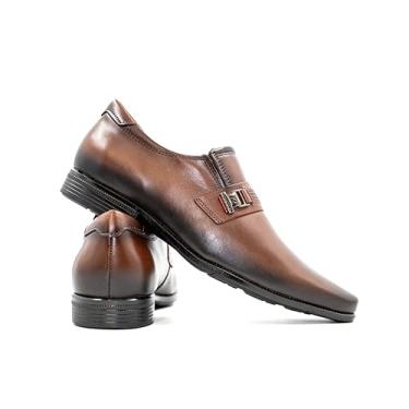 Imagem de Sapato Social Masculino De Couro Legítimo Pegada 126507 (Pinhão, BR, Adulto, Numérico, 37)