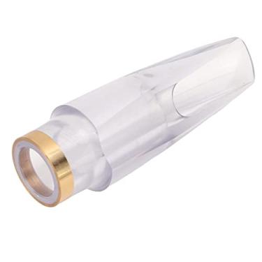 Imagem de RiToEasysports Bocal de Saxofone Alto, Substituição de Plástico Com Som Rico, Design de Borda Arredondada para Sopro Fácil, Saxofonistas Iniciantes e Profissionais