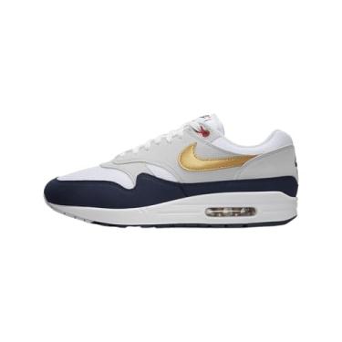 Imagem de Nike Tênis masculino Air Max 1, Obsidiana metálica dourada branca, 38