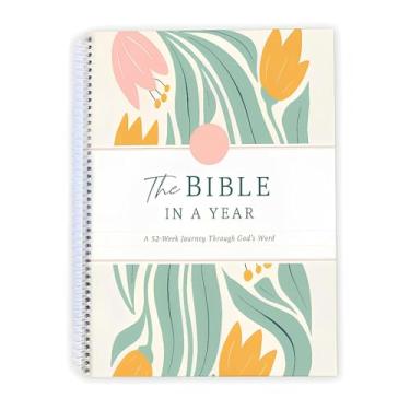 Imagem de The Bible In A Year for Women: 52-Week Devotional with Spiral Binding, NIV Study Journal & Reflective Questions – Compact A5 Size