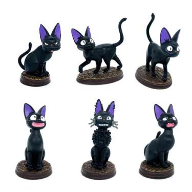Imagem de Figura de anime Kiki's Delivery Service Black Cat Gigi 7,5 cm - Yiweis