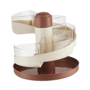 Imagem de MotiveTech Cesto escorredor para frutas e legumes, bandejas para preparo de alimentos, armazenamento versátil para cozinha, prato giratório separado para fondue, 1 Nível