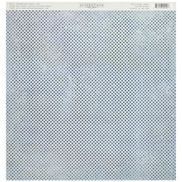 Imagem de Authentique Paper Cartolina frente e verso orgulho 30 x 30 - cartão postal vintage privilégio / mini pontos azuis 25 por pacote