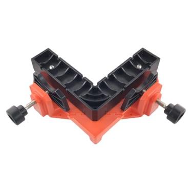 Imagem de Generic Grampo de canto, grampo de ângulo reto, esquadros de posicionamento versáteis, esquadros de fixação de 90 graus para armários e caixas, Laranja