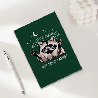 Imagem de Caderno de guaxinim, caderno A5 para anotações de escritório, agenda de 21 x 14,7 cm, agenda de viagem, presentes para amantes de guaxinins