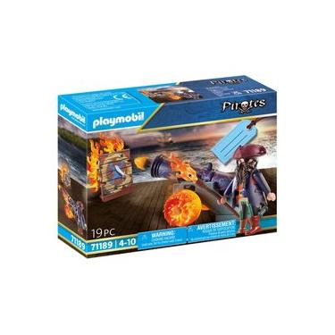 Imagem de Playmobil - Pirata Com Canhão - Pirates 71189