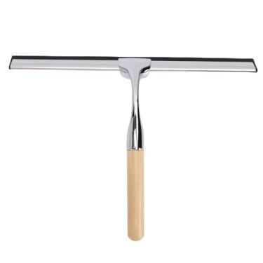 Imagem de Asixxsix Rodo de Chuveiro, Rodo de Janela de Aço Inoxidável para Todos Os Fins Com Raspador Largo de Borracha Macia para Portas de Chuveiro, Janelas, Espelhos, Vidro de Carro, Alça de