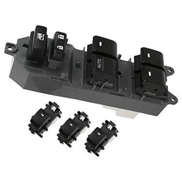 Imagem de aqxreight 4 PCS Interruptor de Janela Elétrica 84820-06100 Substituição para Com Volante à Esquerda 2006-2012 Referência de Número Substitua e para Luz de Fundo LED de Alimentação para Interruptor