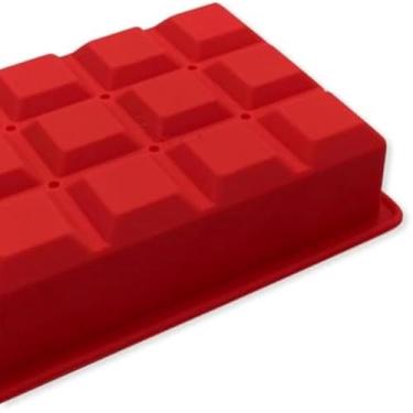 Imagem de Forma de Gelo Retangular de Silicone para 15 cubos 30ml
