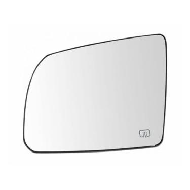 Imagem de JPFAM Substituição de vidro do espelho retrovisor para Toyota Tundra 2007-2020 Sequoia 2008-2017, vidro do espelho de asa lateral, espelhos de reboque esquerdo direito boa refletividade, A/esquerdo
