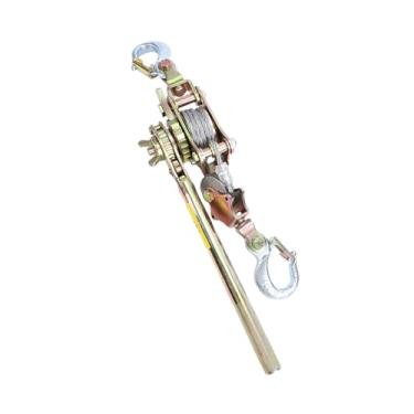 Imagem de Garosa Extrator de Guincho de Cabo, Ferramenta Extratora de Catraca Resistente de 1 Tonelada Com Alça Ergonômica de Fio de Aço de 10 Pés para Construção de Recuperação Automotiva