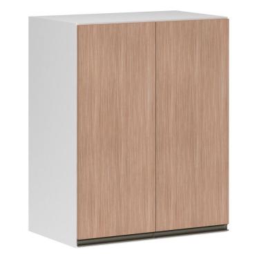 Imagem de Armário Perola 60cm 2 Portas Luciane Branco Polar C/Cumaru