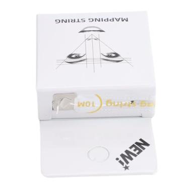 Imagem de ZJchao Fio de Medição de Microblading Pré-pintado para Mapeamento de Sobrancelha para Marcação Simétrica e Precisa Ferramenta Profissional de Design de Sobrancelha para Uso Doméstico Em (Branca)