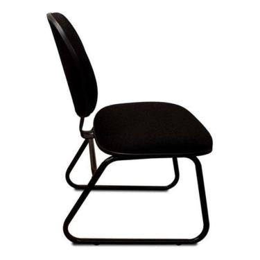 Imagem de Cadeira Executiva Escritório Home Office Preta Almofada