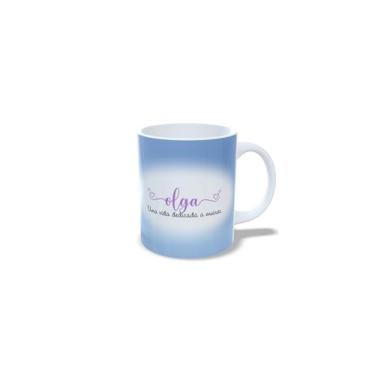 Imagem de Caneca de Cerâmica 325ml Corujinha Personalizada, Dia do Professor, Nome Customizado, Todas as Letras Disponíveis (o)