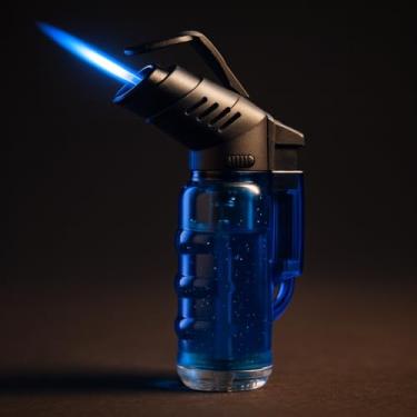 Imagem de Maçarico mini portátil recarregável ultra chama 1000 graus Só Qualidade - Cores Sortidas