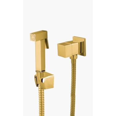 Imagem de Ducha Higiênica Água Fria Square - Dourada