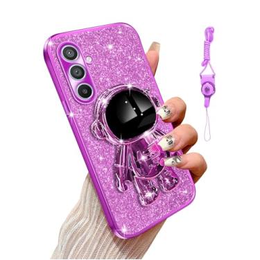 Imagem de Annyojo Capa para Samsung A34 5G, capa protetora à prova de choque para Samsung Galaxy A34 5G, roxa