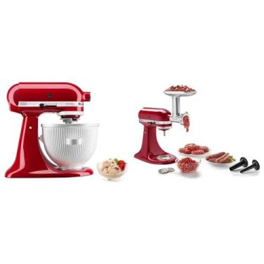 Imagem de Acessórios para máquina de sorvete e moedor de alimentos  KitchenAid