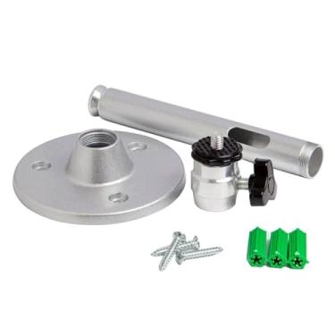 Imagem de Suporte de parede de teto de liga de alumínio, suporte de mini projetor de parede de teto para câmera de mini projetor DVR