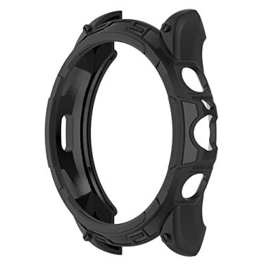 Imagem de ZEZEFUFU Capa protetora de silicone para Smart Watch com moldura anticolisão, proteção total para relógio Fossil Gen 6