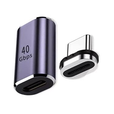 Imagem de Adaptador de carregamento rápido de 100 W USB tipo C micro adaptador porta carregador de energia plugue conector de carregamento