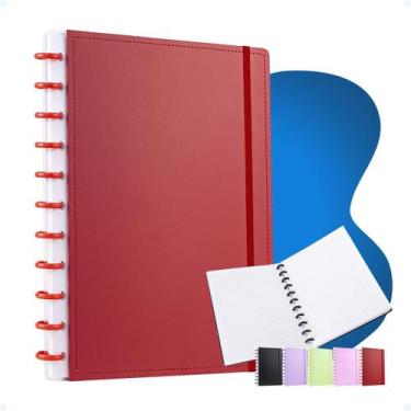 Imagem de Caderno De Disco Grande Inteligente Basic A4 Escolar 90 Fls - Hxt, Ver