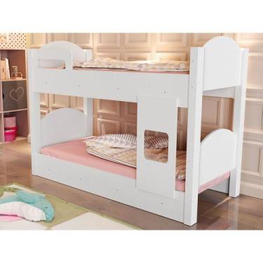 Imagem de Beliche Infantil Lais Branca - Loja Tigo