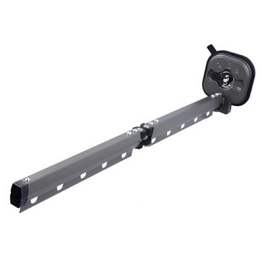 Imagem de Alomejor Rack de Secagem de Roupas, Rack de Lavanderia Retrátil de Liga de Alumínio Montado na Parede Com Ventosas Sem Instalação de Broca para Economia de Espaço No Banheiro da Varanda (Dobra Bi