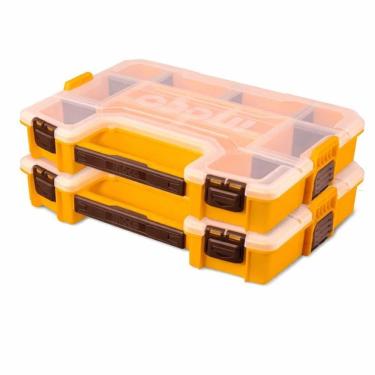 Imagem de 02 Organizador Maleta Empilhável Ingco 37X29X6,5Cm Pbx1511