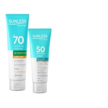 Imagem de Kit Protetor Solar Corporal FPS 70 120g + Protetor Solar Facial FPS 50 60g Bege Medio