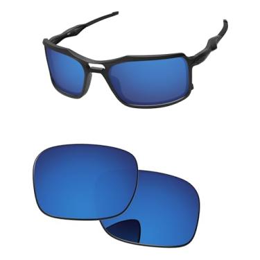 Imagem de PapaViva Lentes de reposição para óculos de sol Oakley Triggerman OO9266 Deep Water Pro+ Polarizado antirreflexo