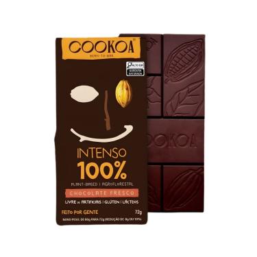 Imagem de Barra de Chocolate Intenso 100% Cookoa 72g