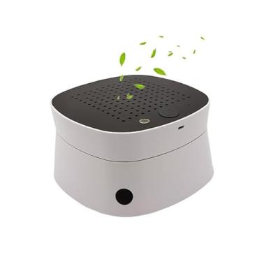 Imagem de Sem fumaça com Purificador de Ar Bateria USB Recarregável Multifuncional Ventilador Turbina Baixo Ruído Vento Sucção Grande Built-in Pequeno Portátil
