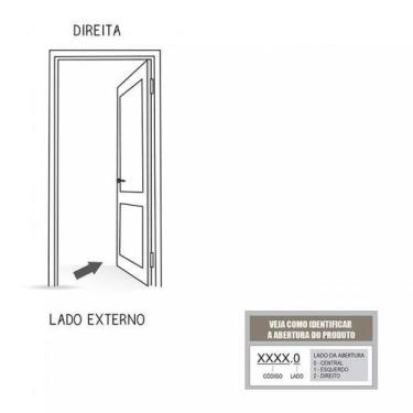 Imagem de Porta de Aço Giro com Vidro Grade Mosaico Lucasa Facilità 215cmx90cm Branco