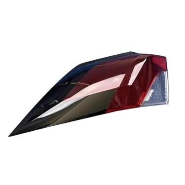 Imagem de Caso de luz da lâmpada traseira do carro compatível com toyota rav4 2020-2023 tampa da lente da luz traseira do carro abajur tampas da lâmpada traseira escudo(Outside Left)