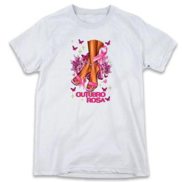 Imagem de 1 Camiseta Outubro Rosa Pernas Empodeiramento Feminino - W3Artestampa,
