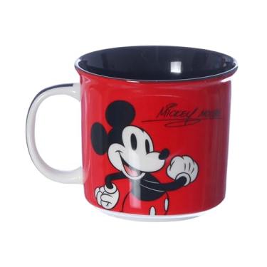 Imagem de Zona Criativa – Caneca TOM Mickey Mouse 350ml | Borda Fina Ergonômica, Cerâmica Resistente – Ideal para Café, Chá e Suco - Perfeito para Presentear - Colecionável - Tamanho Ideal para o Dia a Dia
